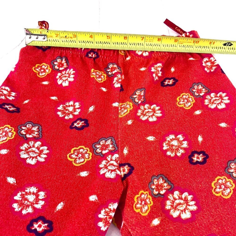 Cakewalk by OILILY Sz 8-10 Colorful Flannel and Fleece vest dress with leggings - Picture 11 of 16